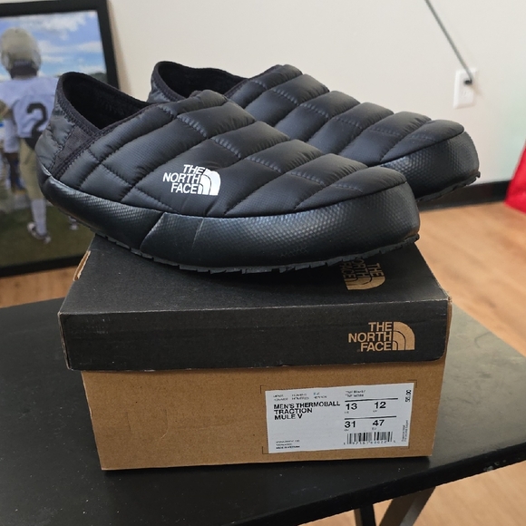 The North Face Other - The North Face Men's Black Quilted Slip-Ons